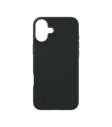 CARE by PanzerGlass Case Fashion | Back protection | Apple | iPhone 16 Plus | Recycled plastic | Black