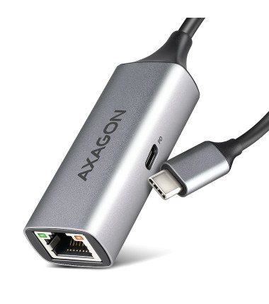 AXAGON | ADE-TXPD USB-C Gigabit Ethernet Adapter with PD 100W