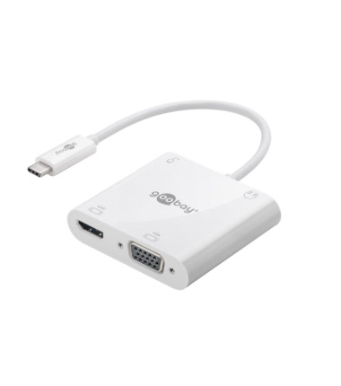 Goobay USB-C multiport adapter HDMI + VGA + PD 100 W 52418