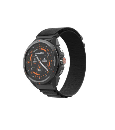 Hammer Watch 2 | Smart watch | GPS (satellite) | AMOLED | 1.5" | Waterproof | Black