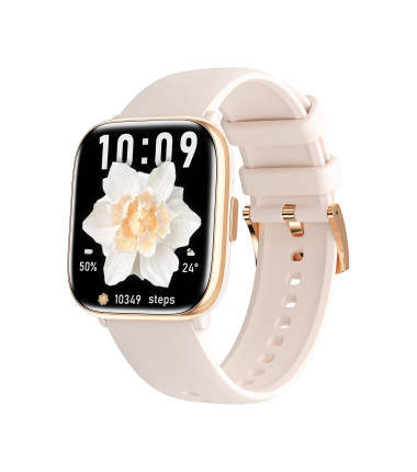 myPhone Watch Pastel | Smart watch | AMOLED | 1.75" | Waterproof | Cold Cream