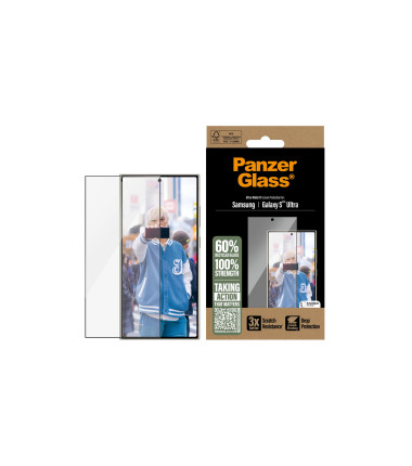 PanzerGlass Screen Protector Samsung Galaxy S25 Ultra | Ultra-Wide Fit | PanzerGlass