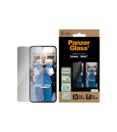 PanzerGlass Privacy Screen Protector Samsung Galaxy S25 | Ultra-Wide Fit | PanzerGlass