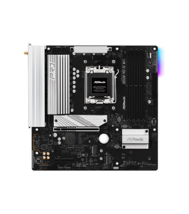 ASRock B850M PRO RS WIFI | Processor family AMD | Processor socket AM5 | DDR5 | Supported hard disk drive interfaces SATA, M.2 |