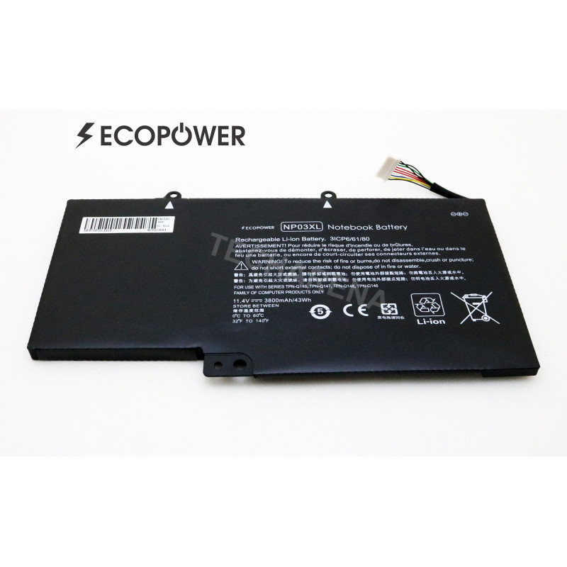 Hp NP03XL ENVY PAVILION X360 EcoPower 3800mah baterija
