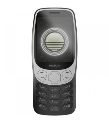 Nokia 3210 4G (2024) (TA-1618) | Grunge Black | 2.4 " | TFT | 128 MB | 64 MB | Dual SIM | Bluetooth | 5 | Main camera resolution