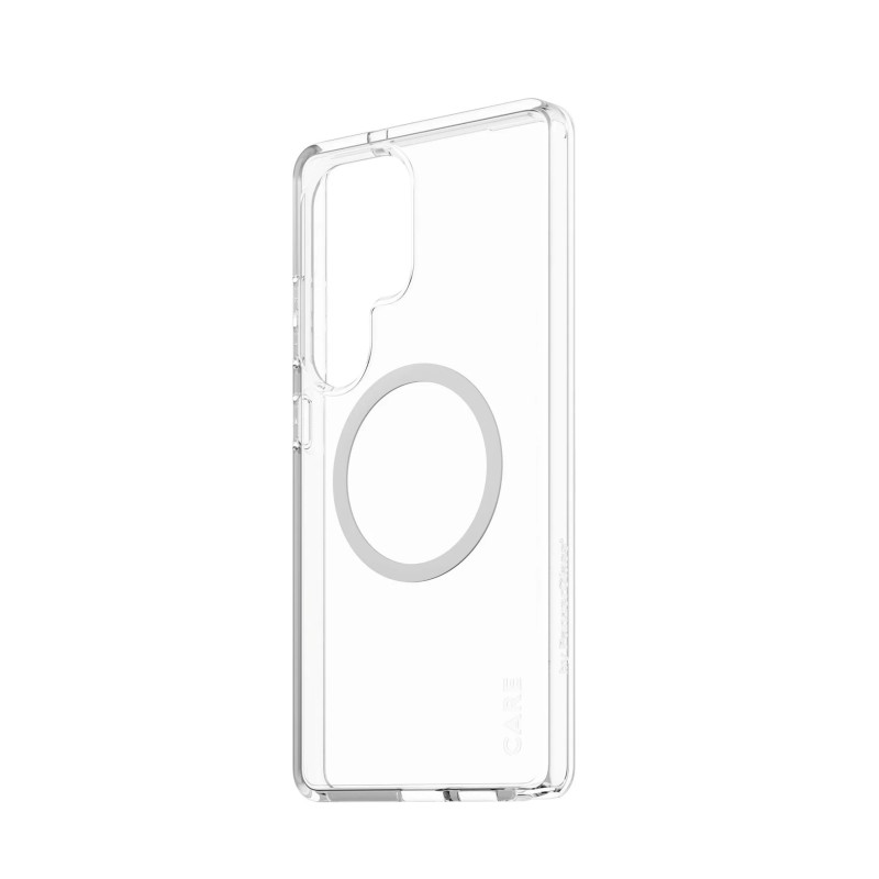 CARE by PanzerGlass Flagship Case Transparent Urban Combat w. White Qi Compatible Samsung Galaxy S25 | CARE