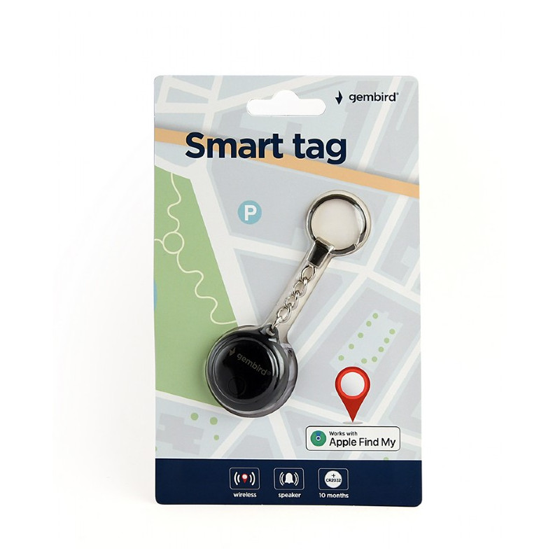 Gembird TA-TAG-01-BK Smart Tag, Black | Gembird