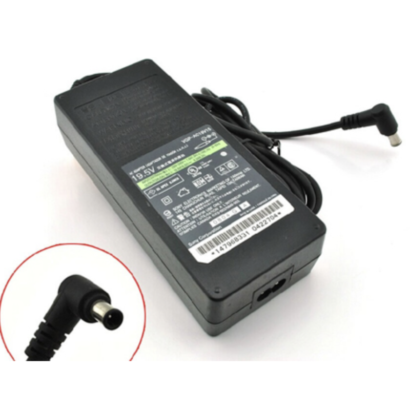 Sony AC adapter 19.5V 6.15A 120W 6.5x4.4 genuine USED US Sony AC adapter 19.5V 6.15A 120W 6.5x4.4 genuine USED US