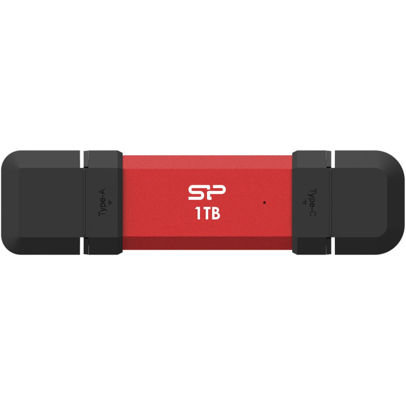 SILICON POWER DS72 Dual USB-C/USB 3.2 Gen 2, 1TB, Red | Silicon Power