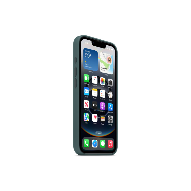 Apple iPhone 16e Silicone Case – Lake Green