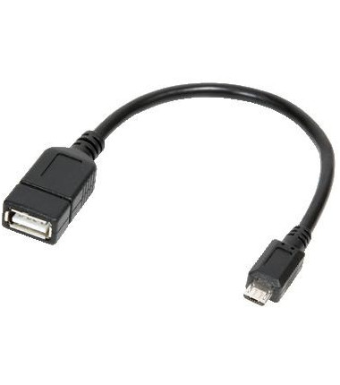 Logilink 0.2m USB 2.0 A/Micro-B 0.2m, juodas