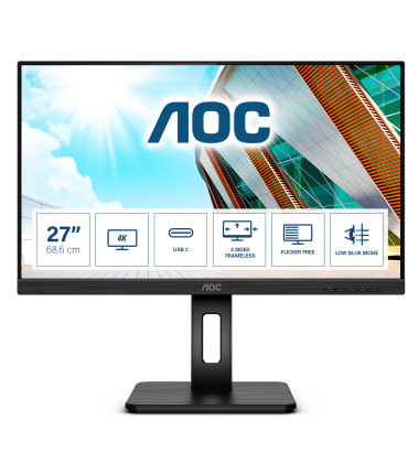 U27P2CA | 27 " | IPS | 60 Hz | 4 ms | 3840 x 2160 pixels | 350 cd/m² | HDMI ports quantity 2