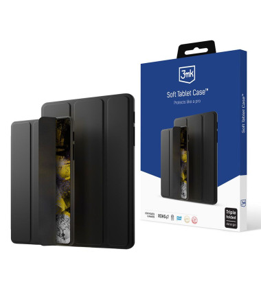 3MK Soft Tablet Case Sam Tab S9 FE+ black/black