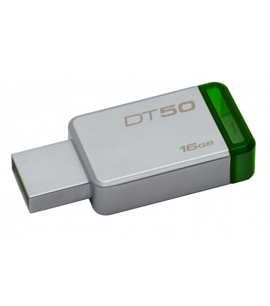 Kingston Data Traveler 50 16GB, USB 3.0, Metal/Green