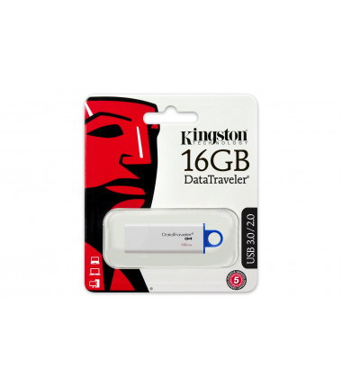 Kingston Data Traveler I G4 16GB, USB 3.0, White/Blue