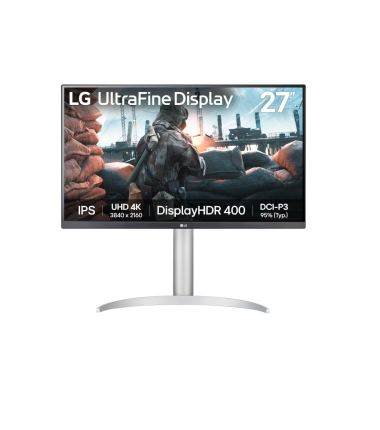 LG 27UP650K-W | 27 " | IPS | UHD | 16:9 | 60 Hz | 5 ms | 3840 x 2160 pixels | 400 cd/m² | HDMI ports quantity 2