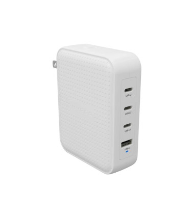 Hyper HyperJuice 145W USB-C GaN Travel Charger with 4 Ports - White