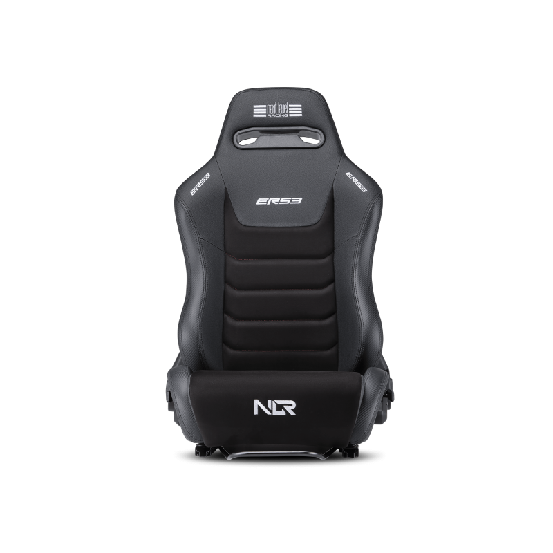 Next Level Racing | Premium PU Leather | Reclining Seat | ERS3 Elite PU Leather & Suede Edition | Black