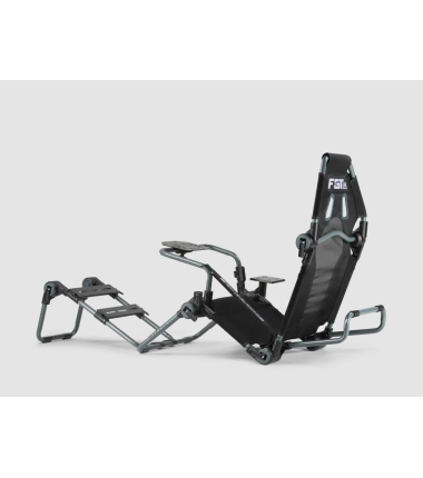 Next Level Racing | Foldable Formula and GT Cockpit | F-GT Lite Grey Edition | Grey and Black