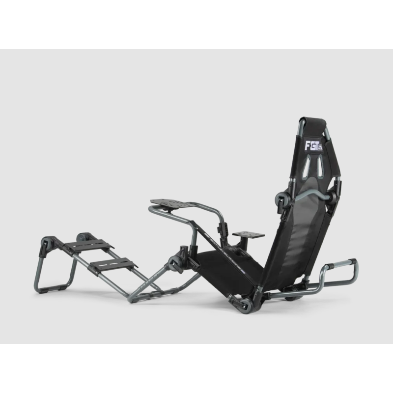 Next Level Racing | Foldable Formula and GT Cockpit | F-GT Lite Grey Edition | Grey and Black