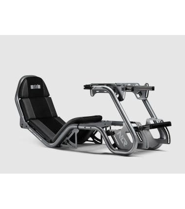 Next Level Racing | Steel | Racing Simulator Cockpit | F-GT Pro Formula and GT Grey Edition | Grey