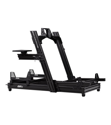 Next Level Racing | Aluminum | Racing Simulator Cockpit | GTElite Front and Side Mount Edition | Black