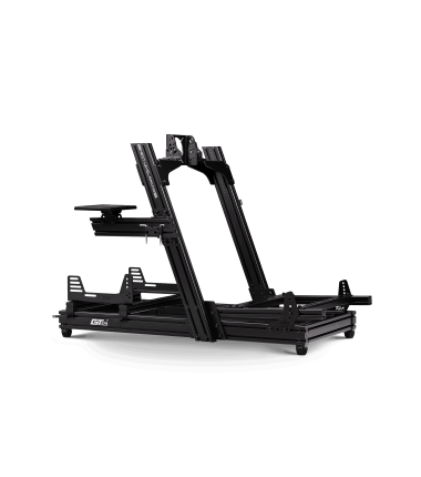 Next Level Racing | Aluminum | Racing Simulator Cockpit | GTElite Front and Side Mount Edition | Black