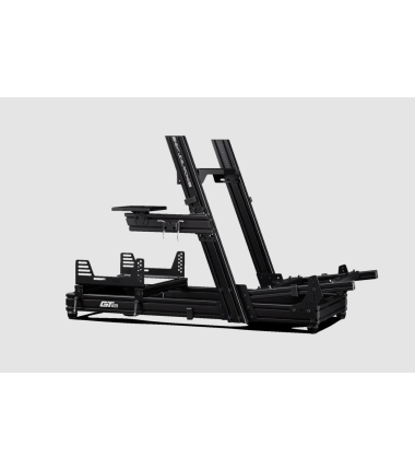 Next Level Racing | Aluminum, Carbon Steel | Racing Simulator Cockpit | GTElite Wheel Plate Edition | Black