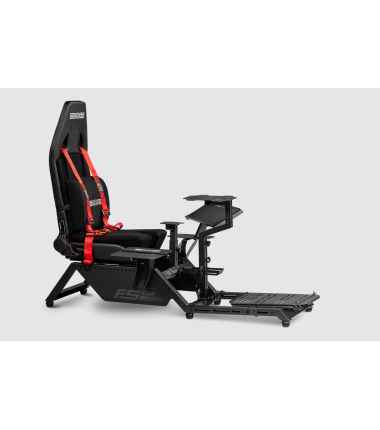 Next Level Racing | Flight Simulator Cockpit | Black and Red