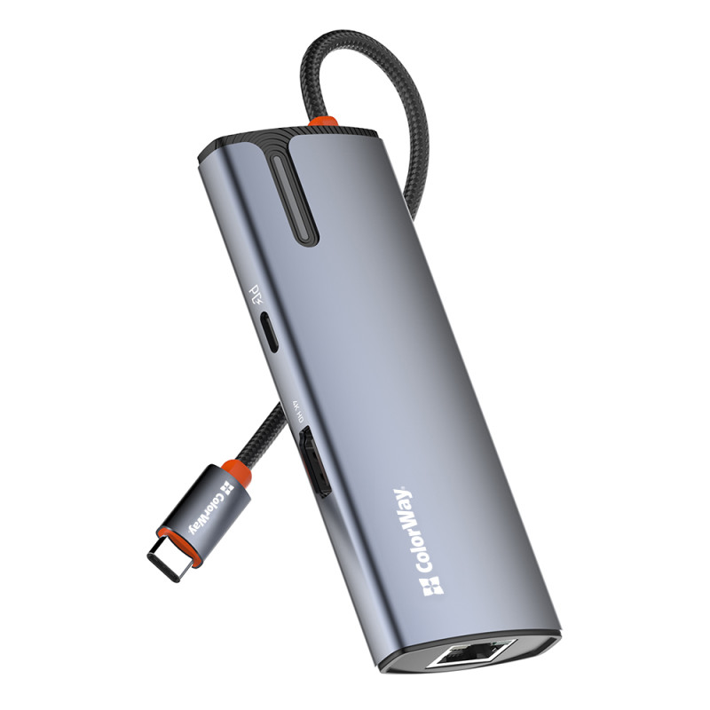 ColorWay 6-in-1 Docking Station | CW-HUB02 | 100 W