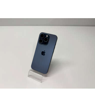 Apple REFURBISHED | iPhone 15 Pro | Blue Titanium | 128GB | Grade C
