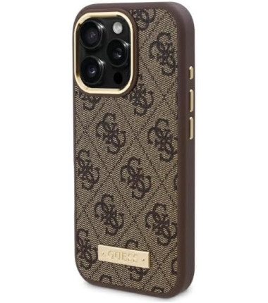 GUESS | GUHMP16LU4GPRW | Case | iPhone 16 Pro | Apple | Thermoplastic/Polyurethane | Brown
