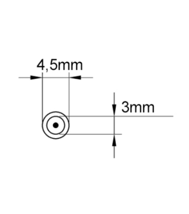 Asus 4.5x3.0 mm charger connector dimensions
