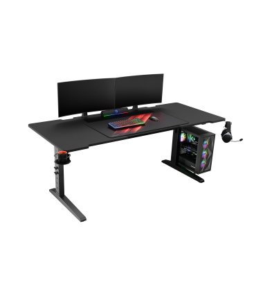 Genesis | Modular Gaming Desk | Holm 180 RGB | Anthracite Black