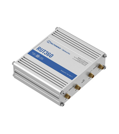 Teltonika Industrial Cellular Router RUT360 LTE CAT6 	1 x LAN ports, 10/100 Mbps, compliance with IEEE 802.3, IEEE 802.3u standa