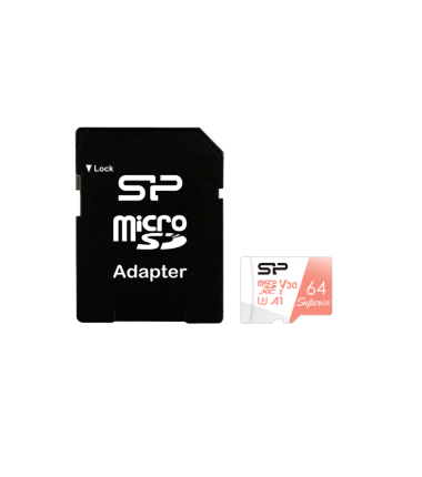 SILICON POWER Micro SDXC 64GB, W/A, V30, A1, TF_SDXC UHS-I V3 | Silicon Power