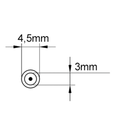 Dell HA65NS5-00 4.5x3.0 mm connector dimensions