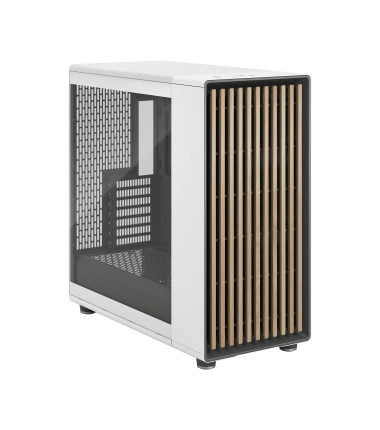 Fractal Design Computer Case | North XL | Chalk White TG Clear | ATX | Power supply included No