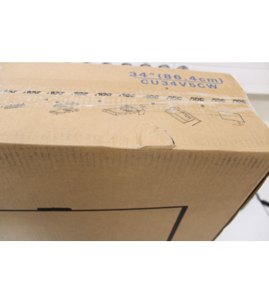 SALE OUT.  | CU34V5CW/BK | 34 " | VA | 21:9 | 100 Hz | 4 ms | 3440 x 1440 pixels | HDMI ports quantity 1 | DAMAGED PACKAGING