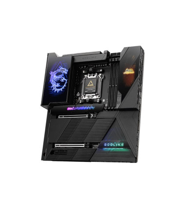 MSI MEG X870E GODLIKE | Processor family AMD | Processor socket AM5 | Supported hard disk drive interfaces SATA, M.2 | Number of