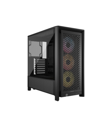 Corsair PC Case | Frame 4000D RS ARGB Modular | Black | Mid-Tower | Power supply included No
