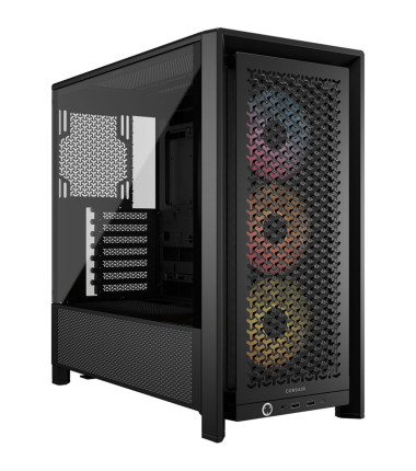 Corsair PC Case | Frame 4000D RS ARGB Modular | Black | Mid-Tower | Power supply included No