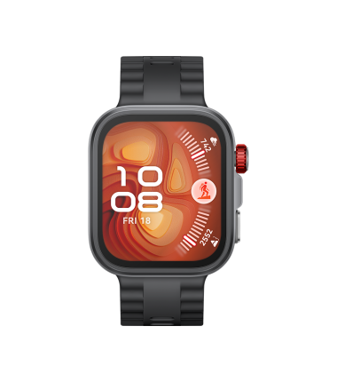 Huawei Watch FIT4 Pro, 3D Fluorelastomer Black Strap, Titanium Body, Seiya-B29