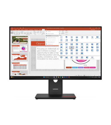 Lenovo T27-40 | 27 " | IPS | 16:9 | 120 Hz | 6 ms | 1920 x 1080 pixels | 300 cd/m² | HDMI ports quantity 1 | Black | Warranty 36