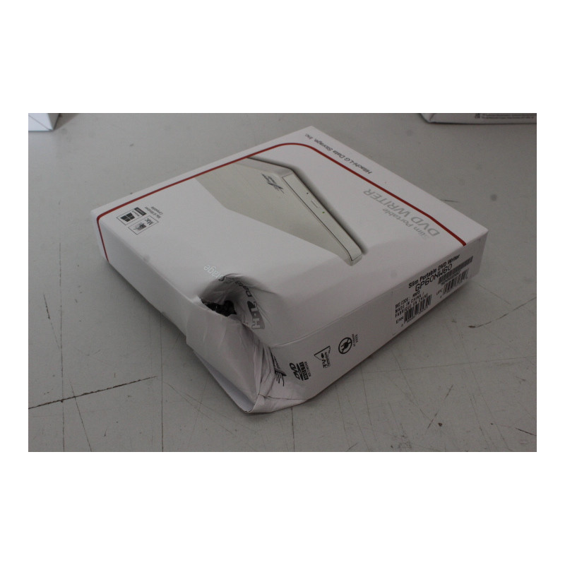 H.L Data Storage | Ultra Slim Portable DVD-Writer | GP60NW60 | Interface USB 2.0 | DVD±R/RW | CD read speed 24 x | CD write spee