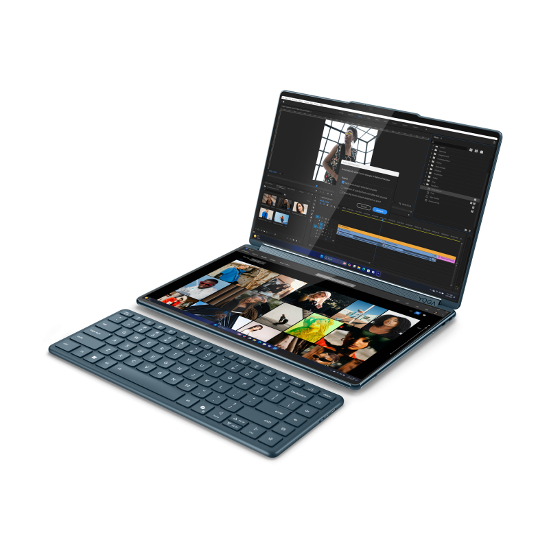 Lenovo Yoga Book 9 14IAH10 | Tidal Teal | 2x14 " | OLED | Touchscreen | 2.8K WQXGA+ | 2880 x 1800 pixels | Glossy | Intel Core U