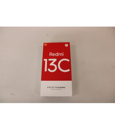 SALE OUT. Xiaomi Redmi 13C (Midnight Black) DS 6.74“ IPS LCD 720x1600/2.0GHz&1.8GHz/128GB/4GB RAM/MIUI 14/microSDXC/WiFi,BT/4G D