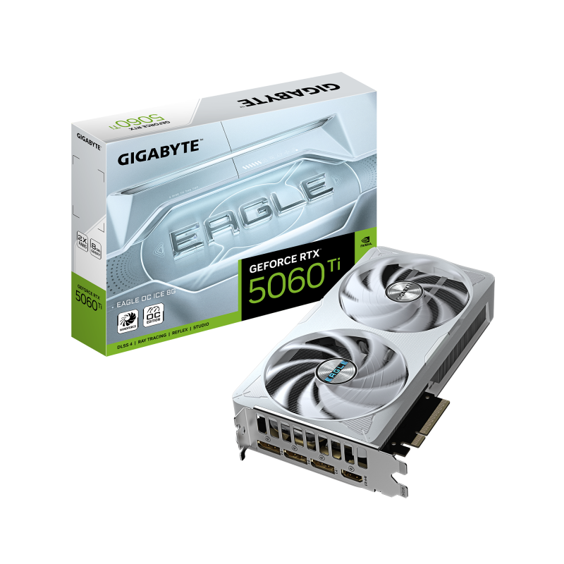 GIGABYTE GeForce RTX 5060 Ti GAMING OC ICE 8G