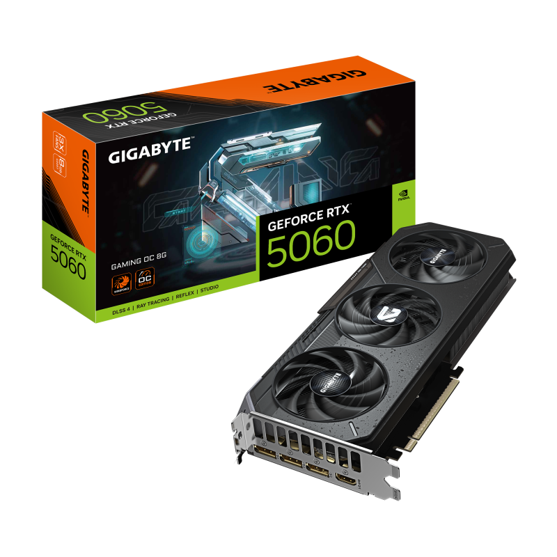GIGABYTE GeForce RTX 5060 GAMING OC 8G